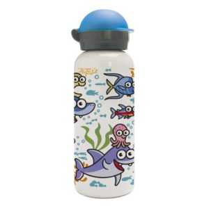 Laken Aluminium Sea Friends Bottle 450ml Blanco
