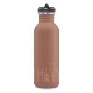 Laken Stainless Steel Basic Cap Flow Bottle 750ml Rosa
