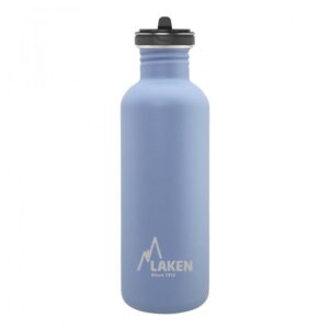 Laken Stainless Steel Basic Flow Bottle 1l Transparente,Azul