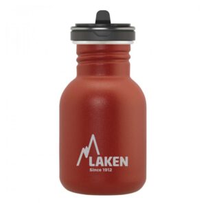 Laken Stainless Steel Basic Flow Bottle 350ml Rojo