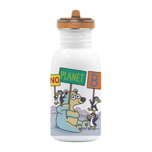 Laken Steel Cap No Planet Bottle 500ml Blanco