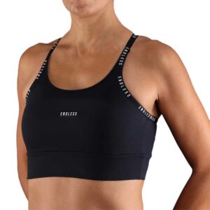 Endless Ash Sports Top Negro M Mujer