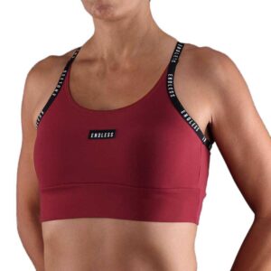 Endless Ash Sports Top Rojo S Mujer