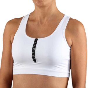 Endless Zip Sports Top Blanco S Mujer