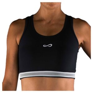 Endless Ribbon Sports Top Negro L Mujer