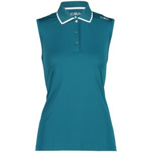 Cmp 31t5076 Sleeveless Polo Shirt Azul M Mujer