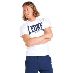 Leone Apparel Big Logo Short Sleeve T-shirt Blanco XL Hombre