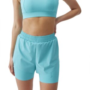 Born Living Yoga Bikila Shorts 2 In 1 Azul S Mujer