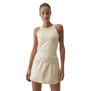 Born Living Yoga Gadea Sleeveless T-shirt With Built-in Bra Medium-high Support Beige L Mujer