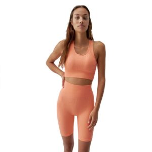 Born Living Yoga Kalindi Sports Top High Support Naranja L Mujer