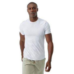 Born Living Yoga Niger Short Sleeve T-shirt Blanco M Hombre