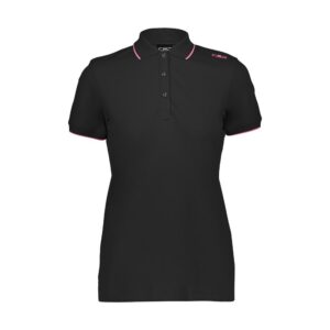 Cmp 39d8356 Short Sleeve Polo Shirt Negro S Mujer
