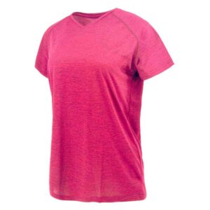 Joluvi Split Short Sleeve T-shirt Rosa L Mujer