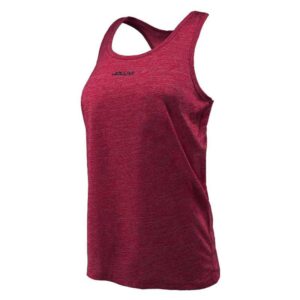 Joluvi Split Sleeveless T-shirt Rojo M Mujer