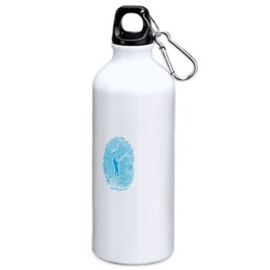 Kruskis Angler Fingerprint 800ml Aluminium Bottle Blanco