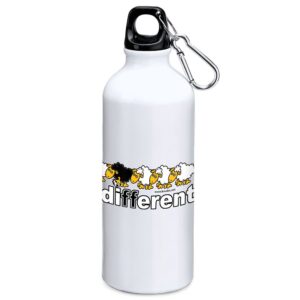 Kruskis Be Different Football 800ml Aluminium Bottle Blanco