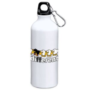 Kruskis Be Different Train 800ml Aluminium Bottle Blanco