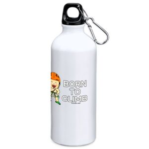 Kruskis Born To Climb 800ml Aluminium Bottle Blanco