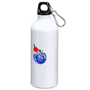 Kruskis Born To Fishing 800ml Aluminium Bottle Blanco