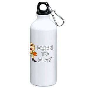 Kruskis Born To Play Basketball 800ml Aluminium Bottle Blanco