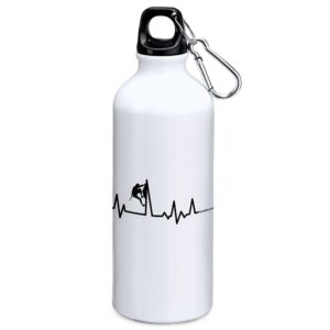 Kruskis Climbing Heartbeat 800ml Aluminium Bottle Blanco