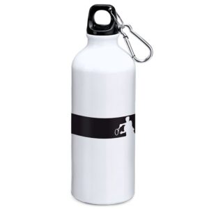 Kruskis Frame Tennis 800ml Aluminium Bottle Blanco