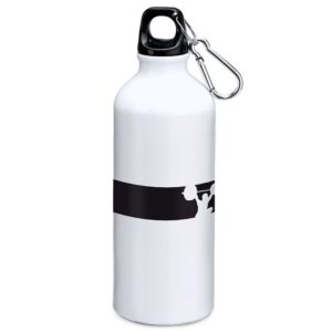 Kruskis Frame Train 800ml Aluminium Bottle Blanco