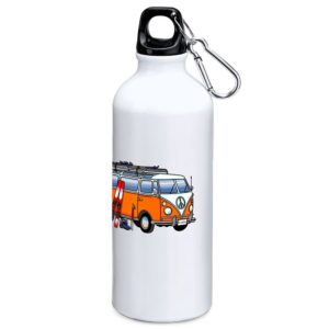 Kruskis Hippie Van Ski 800ml Aluminium Bottle Blanco