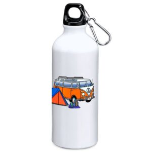 Kruskis Hippie Van Trek 800ml Aluminium Bottle Blanco