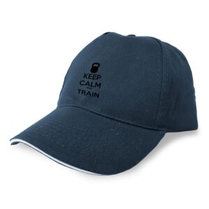 Kruskis Keep Calm And Train Cap Azul Hombre