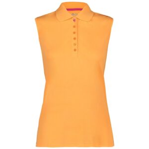 Cmp 3t59776 Sleeveless Polo Shirt Naranja 2XS Mujer