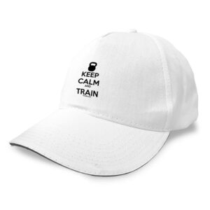 Kruskis Keep Calm And Train Cap Blanco Hombre