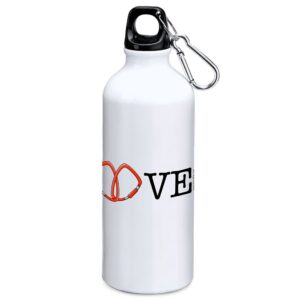 Kruskis Love 800ml Aluminium Bottle Blanco