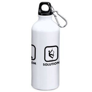Kruskis Problem Solution Climb 800ml Aluminium Bottle Blanco