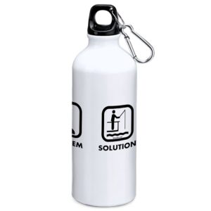 Kruskis Problem Solution Fish 800ml Aluminium Bottle Blanco