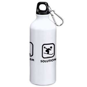 Kruskis Problem Solution Ski 800ml Aluminium Bottle Blanco