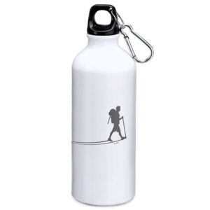Kruskis Shadow Trek 800ml Aluminium Bottle Blanco
