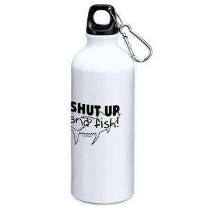 Kruskis Shut Up And Fish 800ml Aluminium Bottle Blanco