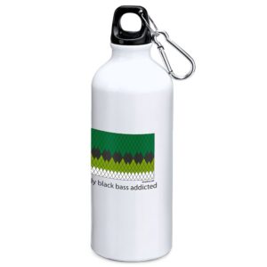 Kruskis Simply Black Bass Addicted 800ml Aluminium Bottle Blanco