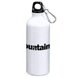 Kruskis Word Mountain 800ml Aluminium Bottle Blanco