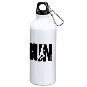 Kruskis Word Run 800ml Aluminium Bottle Blanco