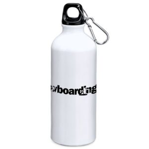 Kruskis Word Snowboarding 800ml Aluminium Bottle Blanco