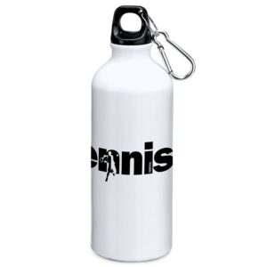Kruskis Word Tennis 800ml Aluminium Bottle Blanco
