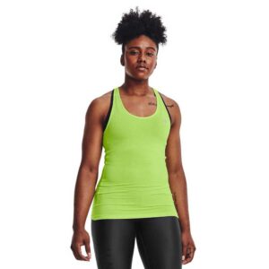 Under Armour Hg Armour Racer Sleeveless T-shirt Verde M Mujer