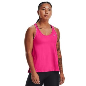 Under Armour Knockout Sleeveless T-shirt Rosa L Mujer