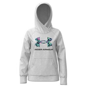 Under Armour Rival Logo Hoodie Gris L