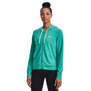 Under Armour Rival Terry Full Zip Sweatshirt Azul XS Mujer