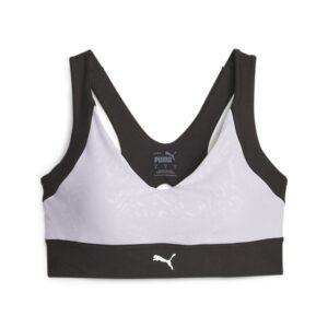 Puma Run High Impact Sports Bra Lila L Mujer