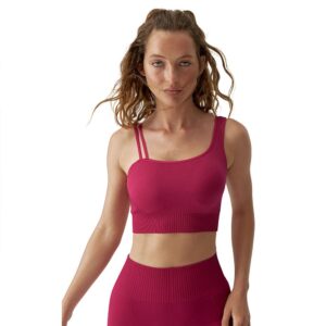 Born Living Yoga By Vikika Smart Sports Top Medium Support Seamless Rosa L Mujer