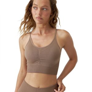 Born Living Yoga By Vikika Unity Sports Top Medium Support Seamless Beige M Mujer